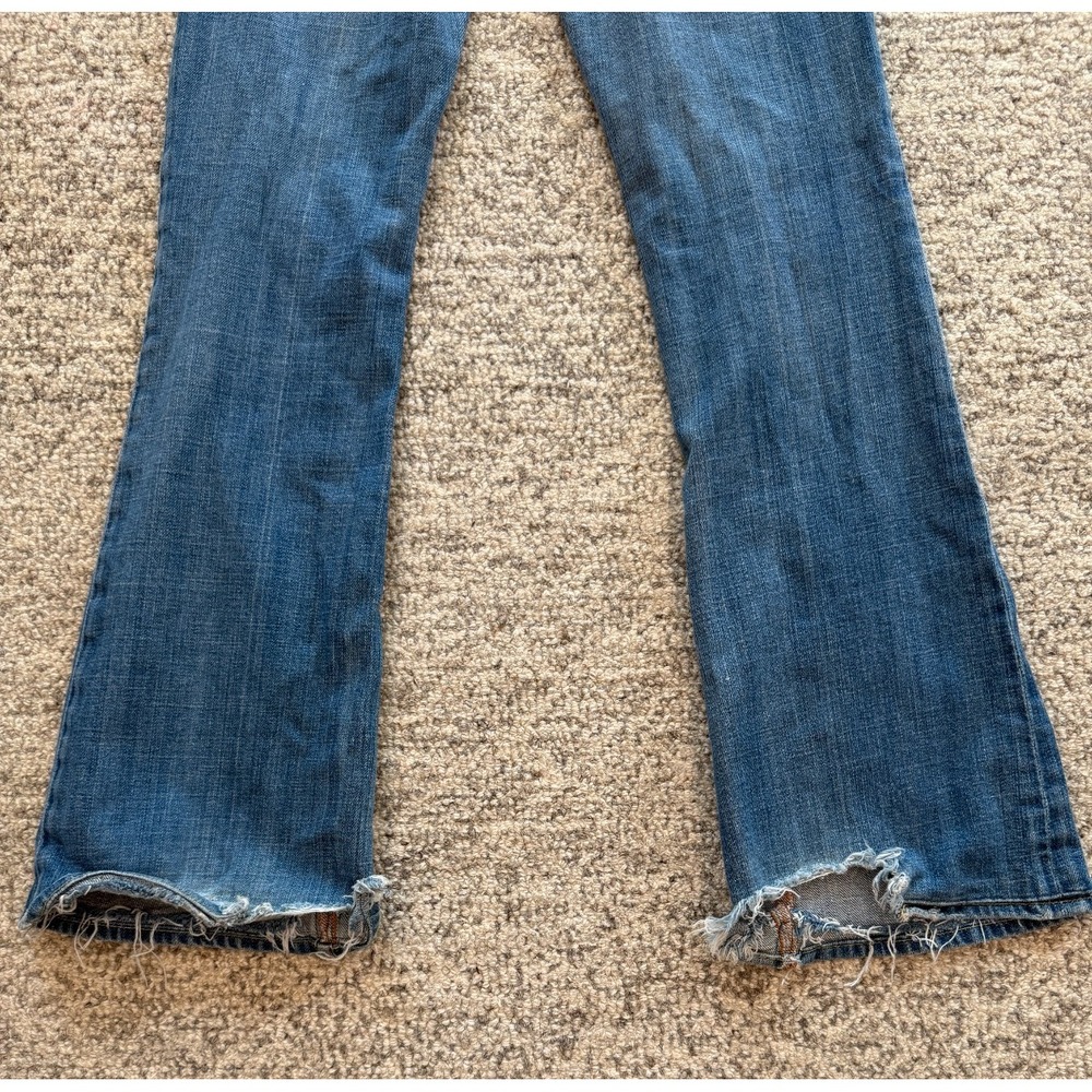 Y2K Citizens of Humanity Blue Ingrid Low Waist Flair Stretch Jeans USA Retro 26 - Picture 7 of 9